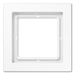 Rāmītis 1-vietīgs, vertikālā un horizontālā montāža, duroplasts, LS-DESIGN, balts