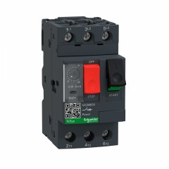 Motora automāts, TeSys Deca, 3P, 0.25 to 0.4A, thermal magnetic, screw clamp terminals, button control