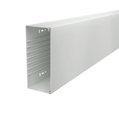 Kabeļu kanāls ar perforēto pamatni 100x230x2000, PVC, gaiši pelēks, 7035