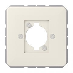 Centrālplate XLR-rozetei (P-Serie), duroplast, Serie CD, ziloņkaula