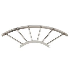 Pagrieziens 90gr kabeļu trepei 60x600, V4A, 1.4571, 2B