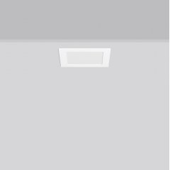 TOLEDO FLAT square, 8 W, 770 lm, 830, white, DALI Recessed downlights, L 172 B 172 H 3 HEL 31-51, 10