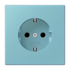 Kontaktligzda SCHUKO, 16 A 250 V ~, ar bērnu drošību, Serie LS, céruléen moyen