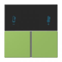 Taustiņs 3-viet, F40 KNX telpas kontrolierim, Serie LS, vert 31