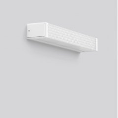 Gaismeklis R40, white, on/off Linear light fittings, L 457 B 55 H 80, Opal glass