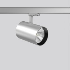 DEECOS S maxi, 43 W, 4550 lm, 940, silver, on/off Surface mounted projectors, D 123 H 200, 37°