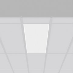 Gaismeklis KALEEA, 20...32 W, 3300...4950 lm, 840, white, on/off Lay-in luminaires, L 1245 B 308 HEL 37