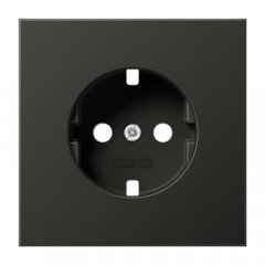 Virsma kontaktligzdai, Aluminium lackiert, Serie LS, antracīts (lakots alumīnijs)