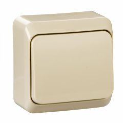 PRIMA - 1 pola slēdzis - 10AX, beige