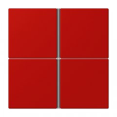 Taustiņs 4-viet, F40, Serie LS, rouge vermillon 31