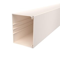 Kabeļu kanāls ar perforēto pamatni 100x130x2000, PVC, krēmbalta, 9001