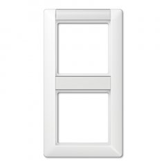 Rāmītis 2-vietīgs, marķējams, vertikāla montāža, duroplasts, AS 500, balts