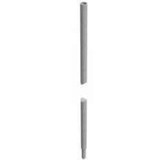 Zemējuma stienis Morse konusveida kāts Ø20x1500mm (karsti cinkots tērauds) /OG/