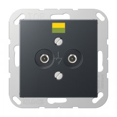 Potenciālu izlīdzināšanas kontaktligzda Potentialausgleich-Steckdose, Thermoplast lackiert, Serie A,