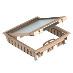 Lietošanas ierīce universālai uzstādīšanai 264x264x67, PA, pelēki bēša, 1019 GES9-3B U 1019