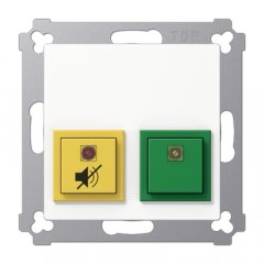 Avārijas izsaukšanas sistēmas dežūrtelpas bloks  AS sērija balts