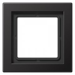 Rāmītis 1-vietīgs, vertikālā un horizontālā montāža, lakots alumīnijs, LS-DESIGN, tumša