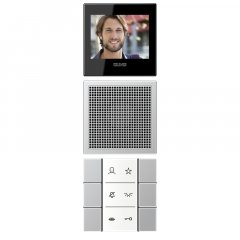 Siedle In-Home-Bus iekštelpu video panelis, Serie LS, Aluminium