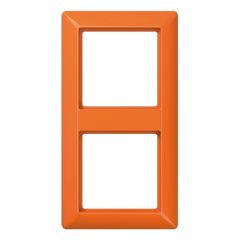 Rāmītis 2-vietīgs, vertikālā un horizontālā montāža, termoplasts, AS 500, oranžs