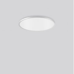 Gaismeklis SIDELITE round, 34 W, 3700 lm, 827-865, aluminium, smart+free Ceiling and wall luminaires, D 675 H 50, Plastic (PMMA) opal