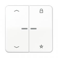 eNet taustiņš unversālais 2-viet, ar bultiņu simboliem<br />
, duroplasts, Serie CD, balts