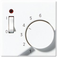 Centrālplate termoregulātoram, termoplasts, Serie A, balts