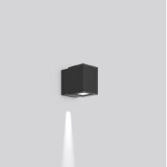 Gaismeklis ZONO PRO, 12 W, 250 lm, 830, anthracite, DALI Wall luminaires, L 100 B 154 H 127, Transparent glass