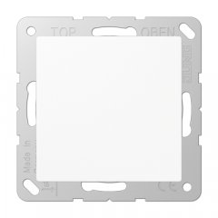 Nosedzošais vāks (tukša virsma), termoplasts, Serie AS/A, balts