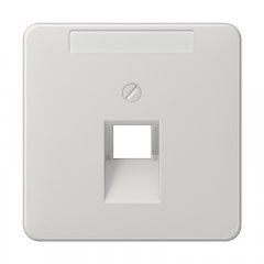 Virsma IAE/UAE-datu rozetei 1 x 8-polig, marķējams, termoplasts, Serie CD, gaiši pelēks