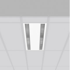 Gaismeklis SONIS, 50 W, 6500 lm, 840, white, DALI Lay-in luminaires, L 1197 B 297, Alea optical system
