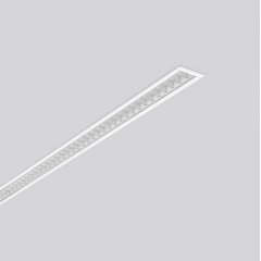 Gaismeklis LESS IS MORE 27, 25 W, 2350 lm, 840, white, on/off Recessed ceiling and wall luminaires, L 1014 B 38 H 2, Louvre