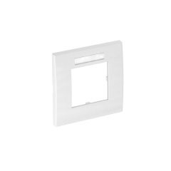 Ramītis priekš 1-vietīga Modul 45 84x84mm, PC, dzidri balts, 9010 AR45-BF1 RW