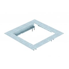 Montāžas vāks kasetei in HB 340x340x34, St, F DUG RK UAN 9