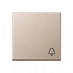 Taustiņs 1-viet, ar zvana simbolu, Serie A, šampanieša krāsā