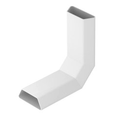 Pagrieziens vertikālais 90° priekš DU 9035, PVC, gaiši pelēks KV DU 9035 90