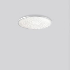 Gaismeklis SIDELITE round, 51 W, 5200 lm, 830, aluminium, DALI Ceiling and wall luminaires, D 675 H 50, Pattern grid glass