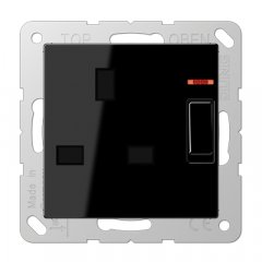Kontaktligzda pārslēdzama Anglijas standarts, 13 A 250 V ~, skrūvju spailes BS 1363-1, 4 mm2, ar indikātoru,