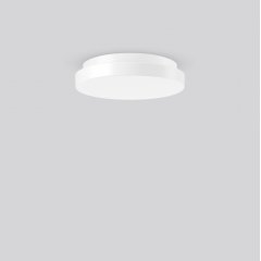 Gaismeklis FLAT SLIM step, 11...22 W, 1200...2500 lm, 830, 840, white, DALI Ceiling and wall luminaires, D 350 H 75, Opal glass