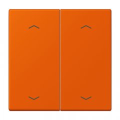 Taustiņs KNX slēdzim, ar virzienrādītāju 2-viet, Serie LS, orange vif