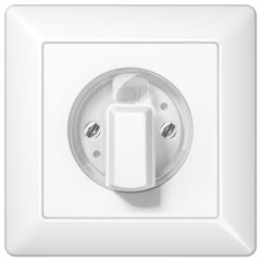 Virsma ar grozāmu slēdzi, ar rāmi, Serie AS, balts