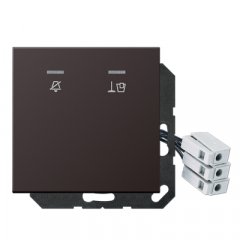 Viesnīcas koridora LED info zīme ar simboliem 230 V, Serie LS, ar simboliem  (lackiertes Aluminium) tumša