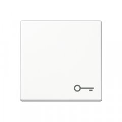 Taustiņš, ar simbolu, termoplasts, Serie A, balts