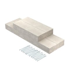 Sienas stiprinājuma manšete EI60 kanālam PLCS D061220 200x120, pelēks PLCS W061220