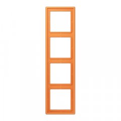 Rāmītis 4-vietīgs, LE CORBUSIER, oranžs clair