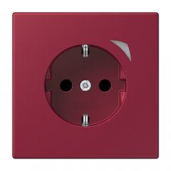 Kontaktligzda JUNG HOME SCHUKO, 16 A 250 V ~, skrūvju spailes, ar indikātoru un bērnu drošību, termoplasts krāsots