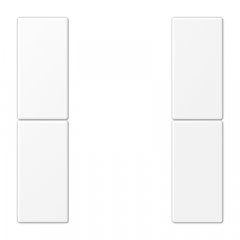 Taustiņs 2-viet, F50, Serie LS, sniegbalts matēts