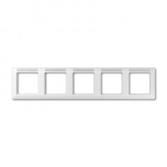 Rāmītis 5-vietīgs, horizontāla montāža, termoplasts, AS 500, balts