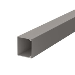 Kabeļu kanāls ar perforēto pamatni 30x30x2000, PVC, akmens pelēks, 7030