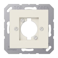 Virsma, paredzēta XLR rozetei (D-Serie), termoplasts, Serie AS, ziloņkaula