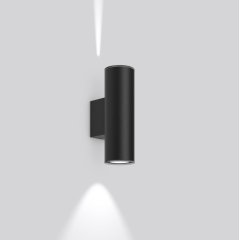 Gaismeklis CYL, 6,2 W, 310 lm, 830, anthracite, on/off Wall luminaires, L 100 B 154 H 311, Transparent glass
